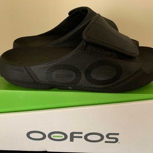 Men's OOahh Sport Flex Sandal- Matte Black